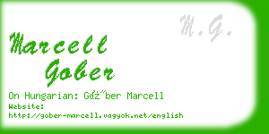 marcell gober business card